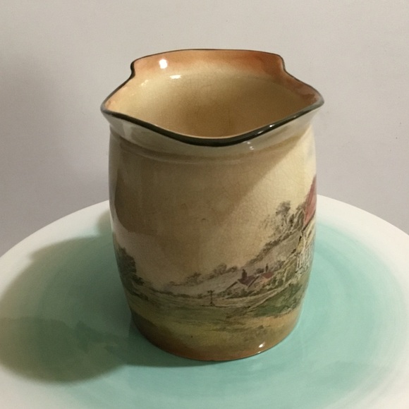 Vintage antique Royal Doulton Series Ware scenic jug pitcher - Picture 4 of 13